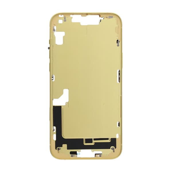 iPhone 14 Plus Mittenram med smådelar OEM - Gul