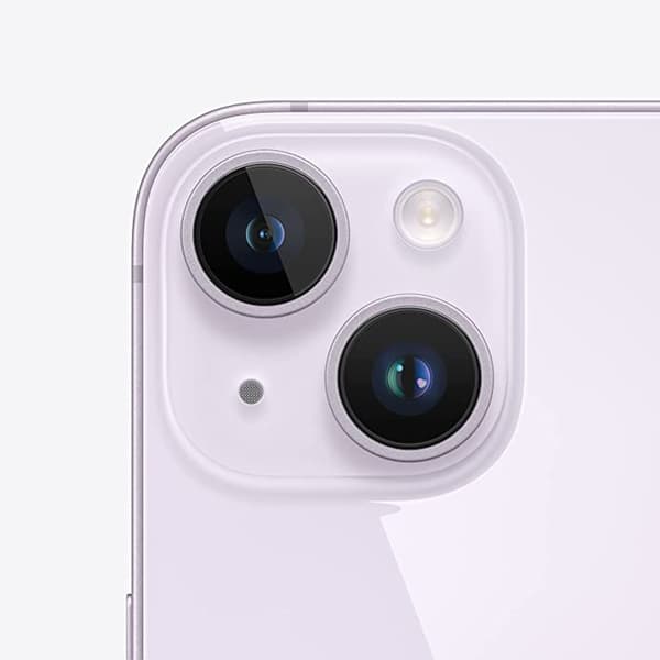 iPhone 14 Plus Kameralins med Ram - Lila