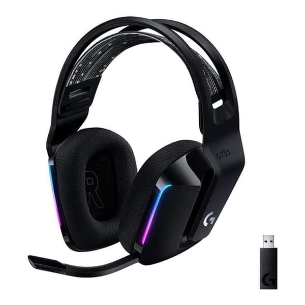 Logitech G733 LIGHTSPEED Trådlöst Gaming-Headset Svart - Nyskick