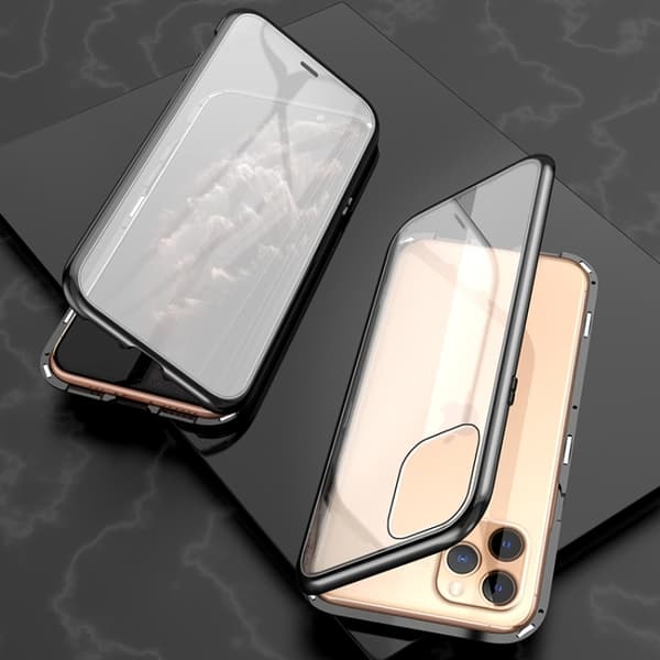 Hærdet glas cover til iPhone 11 Pro Max - Sort