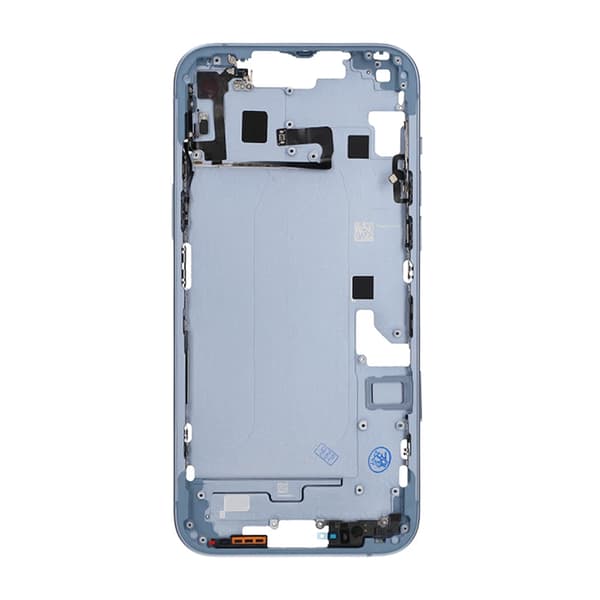 iPhone 14 Plus Mittenram med smådelar OEM - Blå
