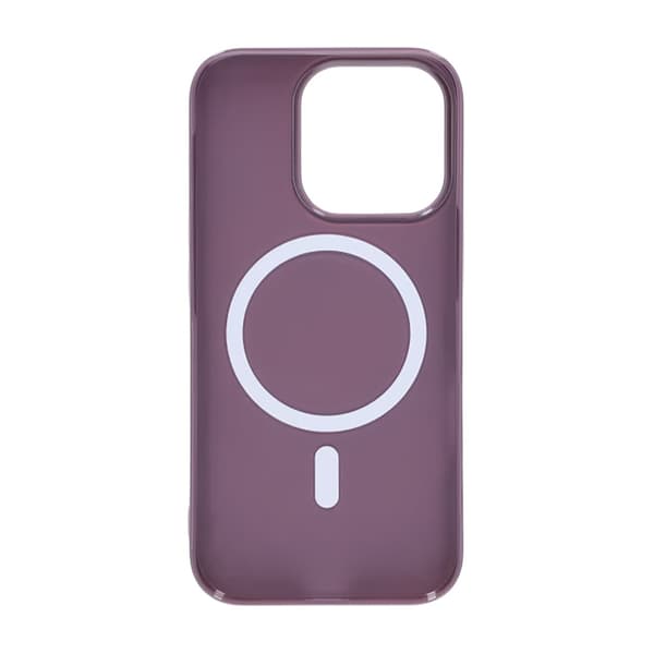 Blankt design Magnetisk Cover Til iPhone 16 Pro Lilla