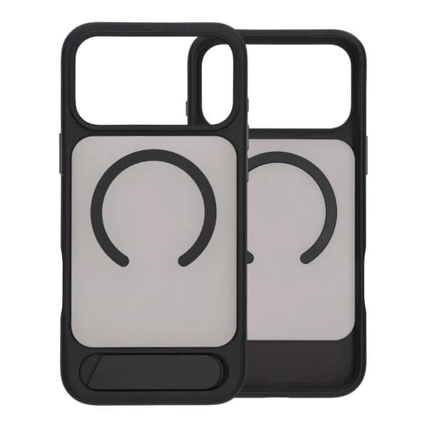 MagSafe-cover med stativ til iPhone 17 Pro Max - Sort