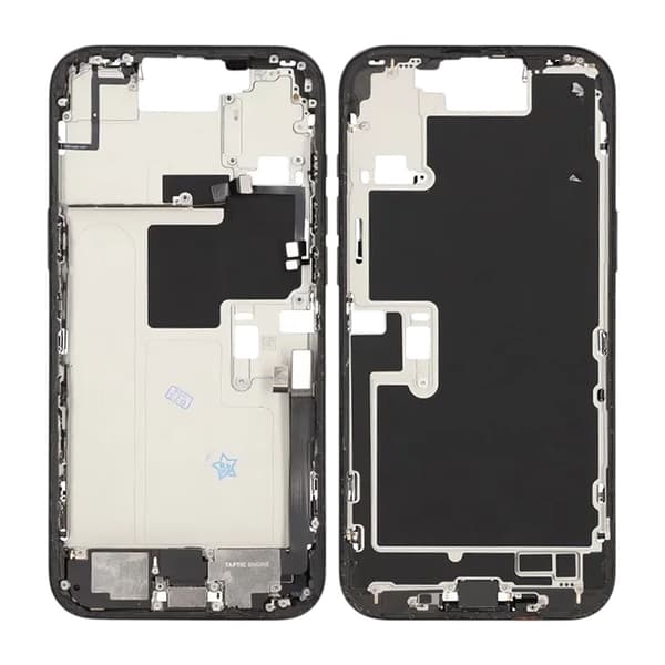Mellemramme med smådele til iPhone 16 Pro Max - Sort Titanium OEM