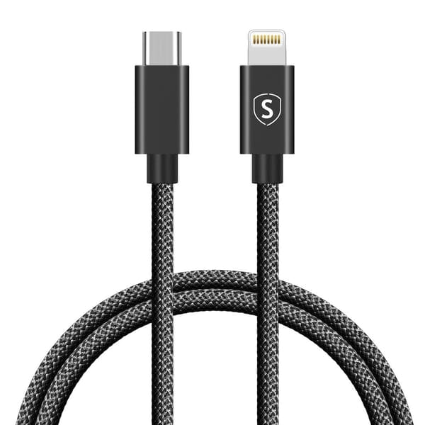 SiGN USB-C - Lightning -kaapeli 20W, 1m - Musta