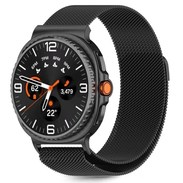 Tech-Protect MilaneseBand Urrem Samsung Galaxy Watch 8/8 Classic - Sort