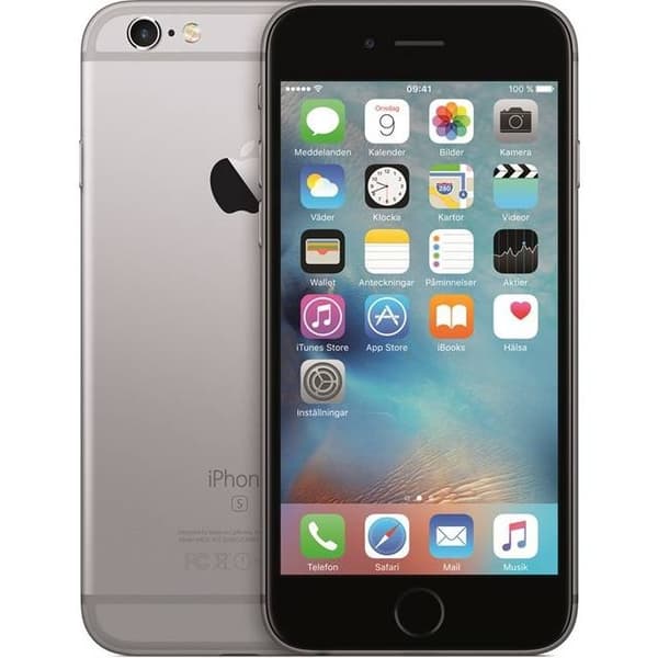 iPhone 6 Plus 64GB - 1 År Garanti Begagnad - Svart