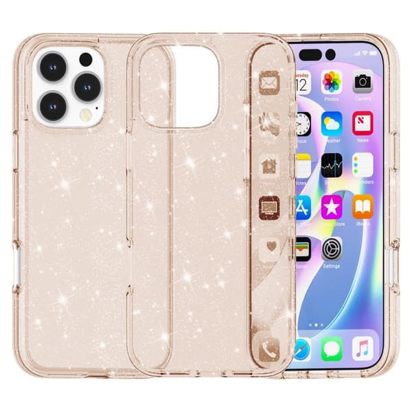iPhone 16 Pro -puhelin kotelo - Kulta