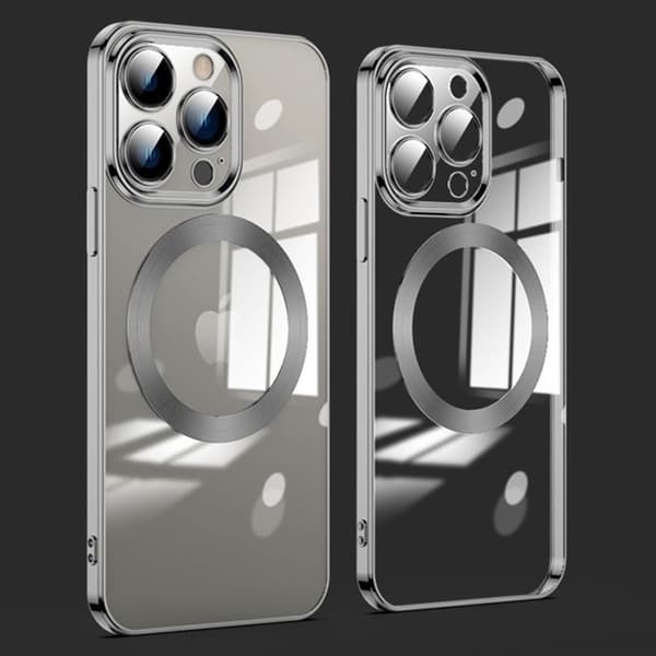 iPhone 12 Pro Max TPU-kotelo MagSafella - Musta