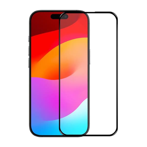 Näytönsuoja iPhone Air karkaistu lasi 3D - Musta - bulk