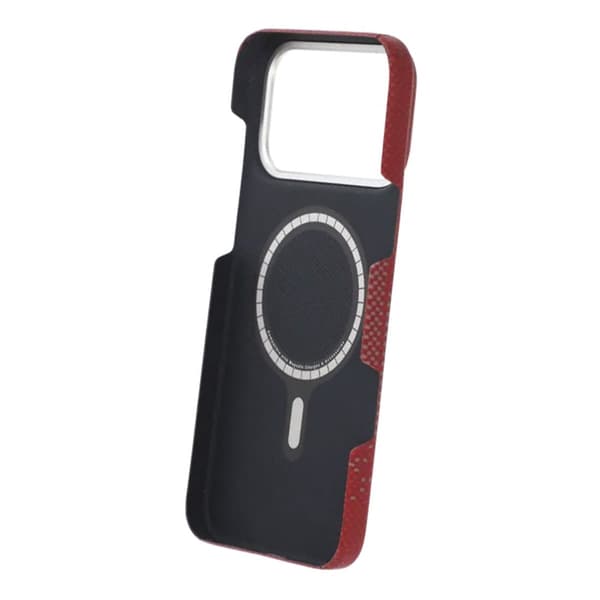 Kevlar Magsafe cover til iPhone 17 Pro Max - Rød