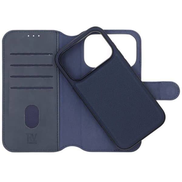 Rvelon Pung Etui Magnet til iPhone 17 Pro - Blå