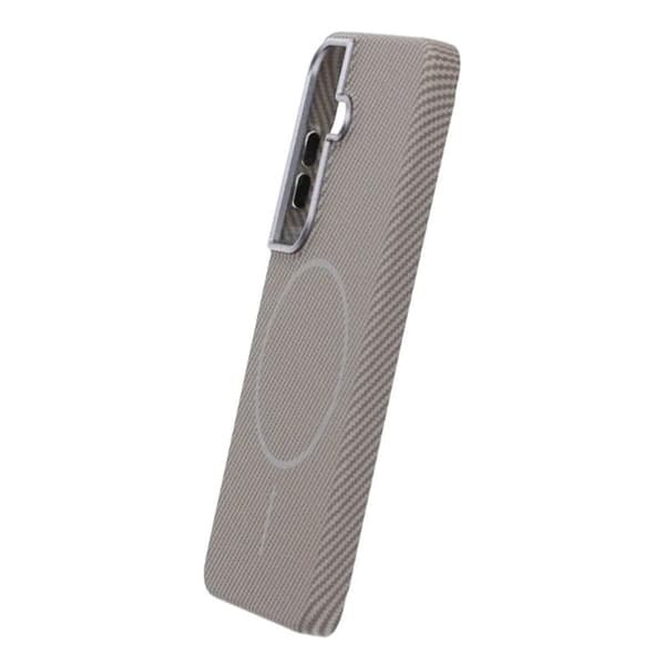 Crabon - blank magnetisk etui til Samsung S26 grå