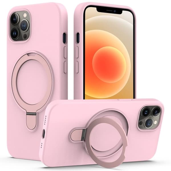 iPhone 12 Pro Max MagSafe Cover Ring Stand – Pink