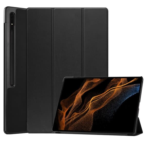 Samsung Galaxy Tab S10 Ultra Trifold Cover - Sort
