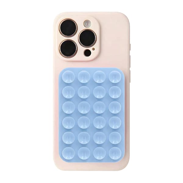 MagSafe Silicone Suction Cup Phone Mount Light Blue