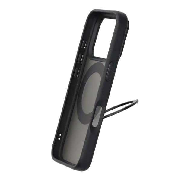 Mobilcover Roterende Magnetisk Stand til iPhone 17 Pro - Sort