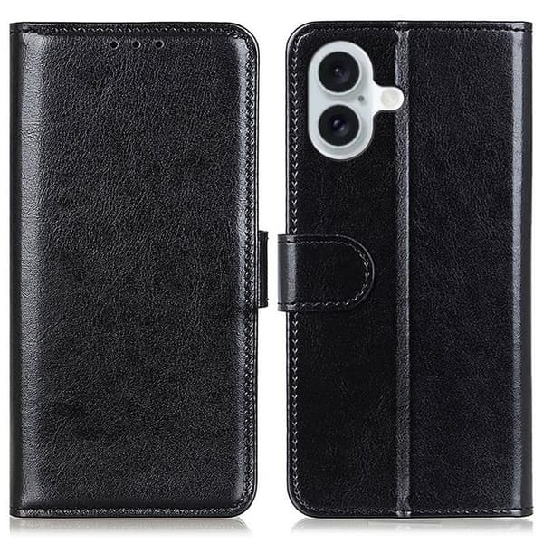 Crazy horse iPhone 16 Plus Cover - Sort