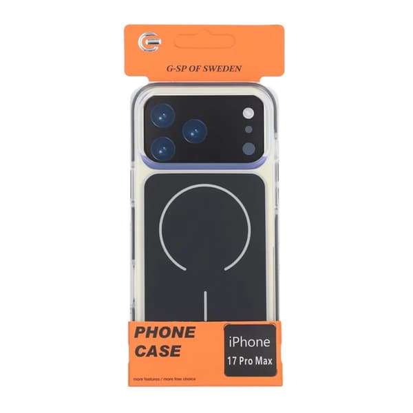 Mobilcover TPU Bumper med Magsafe til iPhone 17 Pro Max - Sort
