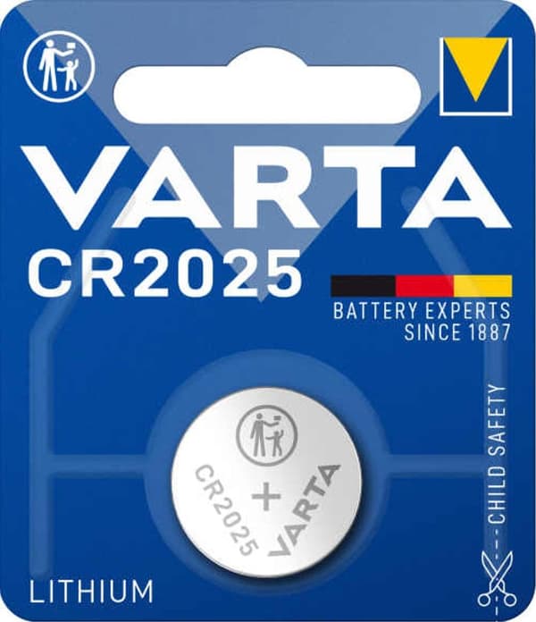 VARTA Lithium Coin knapcellebatteri CR2025