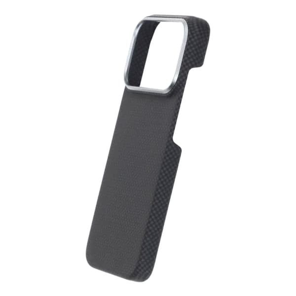 Kevlar Woven Magnetic Case - iPhone 17 Pro Black Plain Weave
