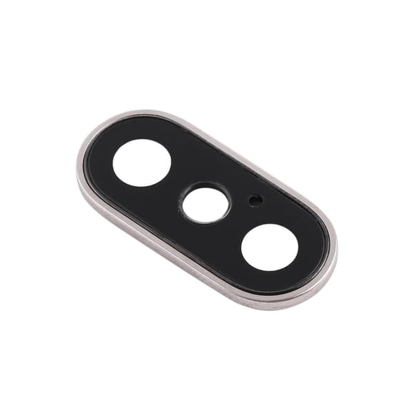 iPhone X Kameralins med Ram - Vit