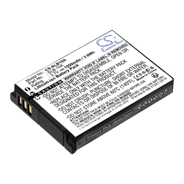 Batteri til SLB-10A erstatningsbatteri