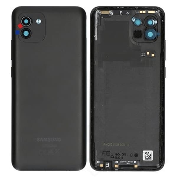 Samsung Galaxy A03 bagside - Sort