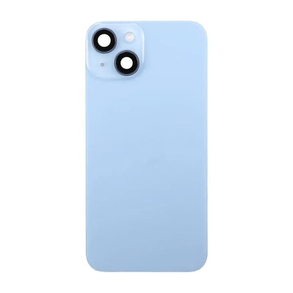 iPhone 14 Plus Baksida Glas Komplett - Blå