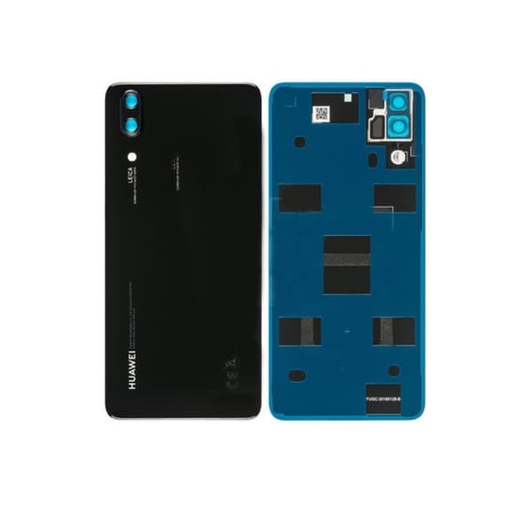 Huawei P20 Bagside med tape - Sort