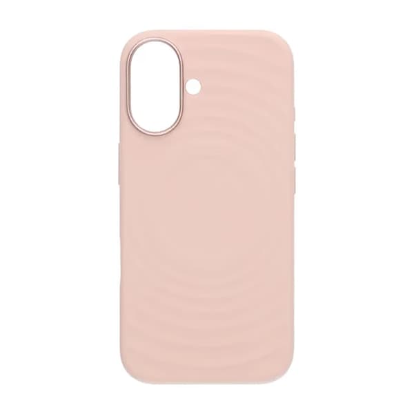 Mobilskal Silikon för iPhone 16 - Rosa med Kameraskydd