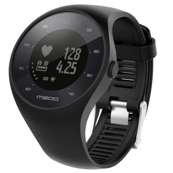 Polar M200 silikone urrem - Sort