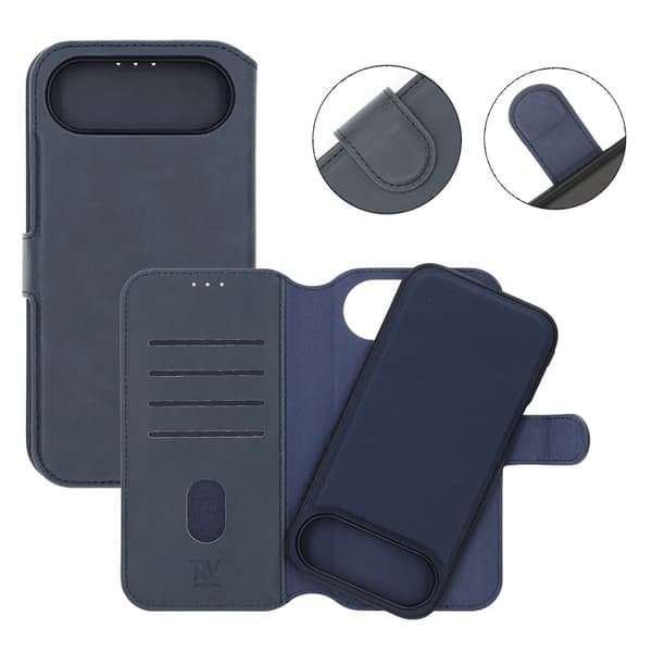 Rvelon Plånboksfodral Magnet för iPhone Air - Blå