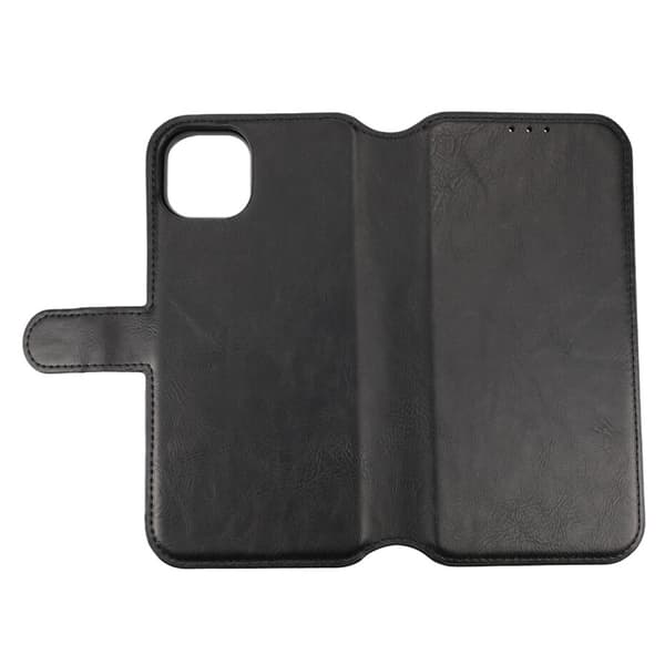 iPhone 15 Plus Plånboksfodral Magnet Rvelon - Svart