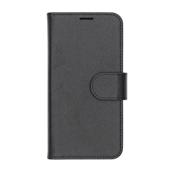 Flip Stand Læder Wallet Case Til Samsung A16 Sort