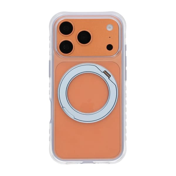 Matt Mobilskal med ringstativ för iPhone 17 Pro och 18 Pro - Blå
