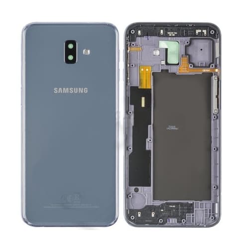 Galaxy J6 Plus takakansi harmaa
