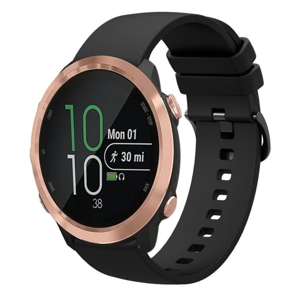Garmin Forerunner 645 Music Silikone Urrem - Sort