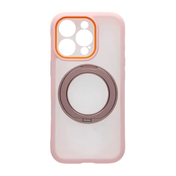 Etui med roterbart MagSafe-stativ til iPhone 16 Pro Max - Rosa