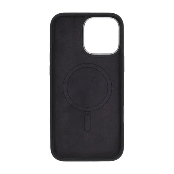 Silikone mobilcover til iPhone 16 Pro Max - Sort med kamerabeskyttelse