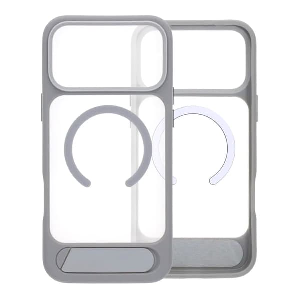 MagSafe-cover med stativ til iPhone 17 Pro Max - Grå
