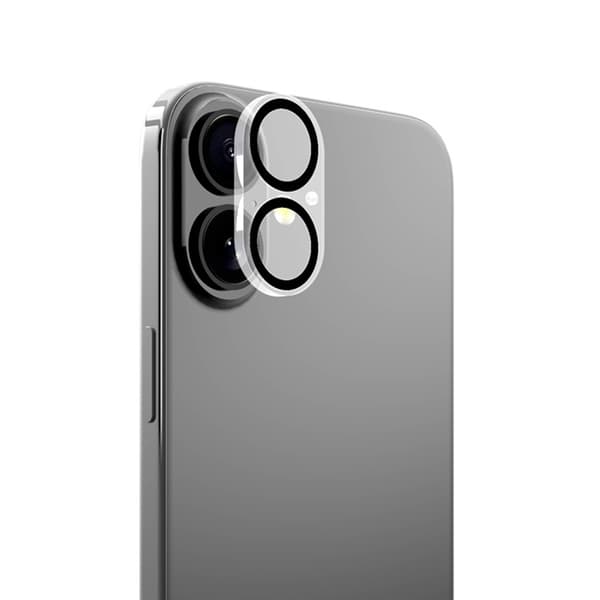 iPhone 16 og 16 Plus Kamerabeskyttelse Hærdet Glas