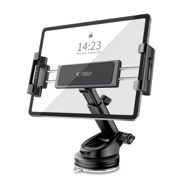 Tech-Protect V4 Holder Tablet Bil Dashboard Beslag - Sort
