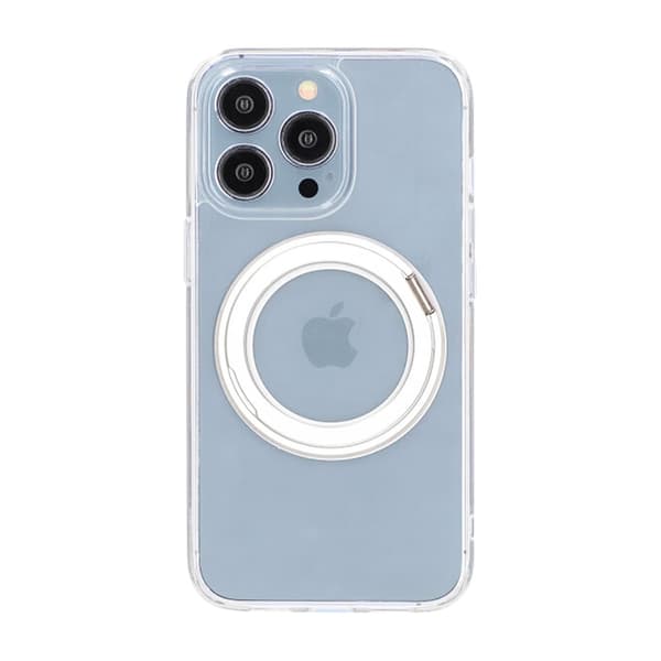 iPhone 14 Pro Mobilskal med Magsafe Stativ - Transparent