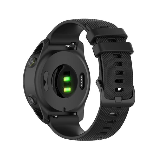Garmin Forerunner 745 silikoninen kellon ranneke - musta