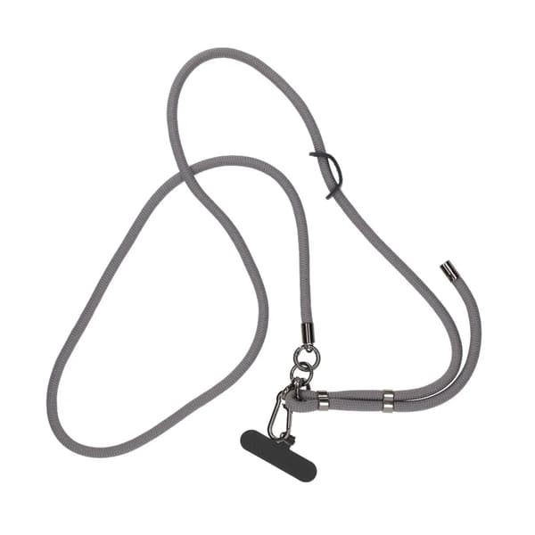 Mobilhalsband Universal justerbart - Grå