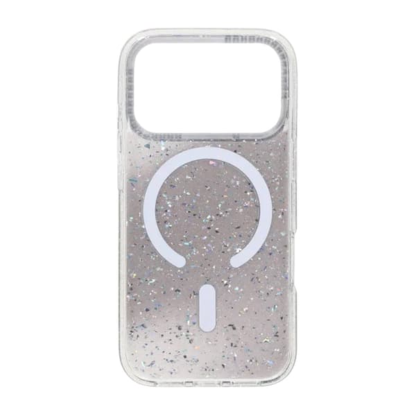 Glitter Diamond Magnetic Case - iPhone 17 Pro Musta
