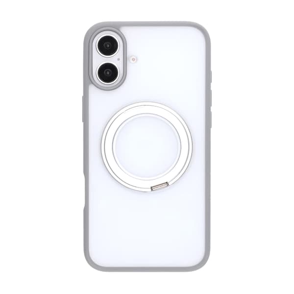 iPhone 16 Plus Mobilcover med Magsafe Stativ - Grå