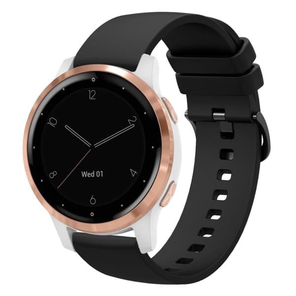 Garmin Vivomove 4S Silikone Urrem - Sort