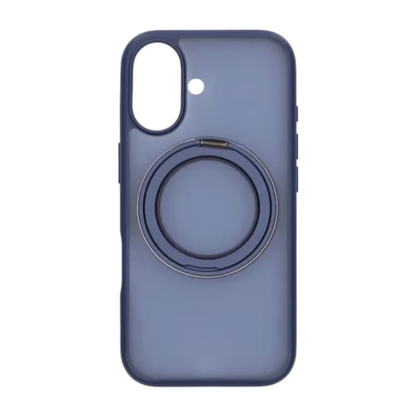 Mobilskal Roterande Magnet Stativ för iPhone 17 - Blå